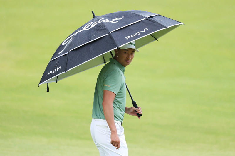 The Open 2025 - Round 2, Scottie Scheffler delivers ominous reminder to take charge at The Open 2025, Shane Lowry reacts to two-shot penalty at The Open, More from Matt Fitzpatrick:, 'Every facet of my game won on today', Scheffler misses out on record, Lowry in the red, Rahm bogeys 18, McKibbin misses cut, Chance for Scheffler to go clear, Birdie for Scheffler!, Scheffler on the move, Par for Fitzpatrick!, Fitzpatrick closing out round, More from Chris Gotterup:, Missed birdie for Fitzpatrick, Scottish Open winner in contention, Two to go for Fitzpatrick, Back and forth, Back on track for Fitzpatrick, Li reacts to second round, Scheffler setting up, Westwood in at -3, Fitzpatrick tackles 14, Weather has taken a turn, Heavy downpour hits second round at The Open in Portrush, Nice from Rahm, Double-figures for Fitzpatrick, Lowry misses birdie putt, Scheffler doesn't, Scheffler chasing, Fitzpatrick birdies again!, Li finishes on -8, Li takes on final hole of the day, Fitzpatrick into tie for lead!, The Open 2025 - Round Two, Third birdie in a row from Scheffler, Pars among leaders, What’s the cut line at present?, The Open 2025 - Round Two, Fitzpatrick bogeys, Scheffler birdies, Leaderboard update, Forst bogey for Li, Scheffler climbing up the board, The Open 2025 - Round Two, Fitzpatrick birdies again!, Pars all round, The Open 2025 - Round Two, Birdie for Fitzpatrick, Harman reacts to being clubhouse leader, Lowry birdies!, The Open prize money: How much does the winner take home?, English & Finau finish, Li moves level, McIlroy & Fleetwood done for the day, The Open 2025 - Round Two, The Open 2025 - Round Two, The Open 2025 - Round Two, The Open 2025 - Round Two, Scheffler & Lowry tee off, Rose, MacIntyre & DeChambeau done, Pars all round, Rahm & Schauffele tee off, Hatton finishes on -5, MacIntyre & Fitzpatrick birdie, Harman finishes on -8 (65), MacIntyre drops back, Aberg birdies, Birdie for McIlroy!, The Open 2025 - Round Two, Leaderboard – The Open 2025, Hojgaard finishes with a birdie to reach five under, McIlroy with five pars in succession, Li birdies the second, Hatton one off the lead, Disappointment for Rose, Harman goes two shots ahead!, McIlroy & Fleetwood settle for par on nine, The Open 2025 - Round 2, The Open 2025 - Round 2, Par again for McIlroy, The Open 2025 - Round 2, Harman back into lead, Hojgaard twins performing, McIlroy makes par, Olesen tees off, Hojgaard & Hatton into lead!, The Open 2025 - Round 2, Par for McIlroy and Fleetwood, The Open 2025 - Round 2, Leaderboard update, McIlroy bogeys, The Open 2025 - Round 2, Rose drops a shot, Harman into the lead!, The Open 2025 - Round 2, McIlroy back to -2, English makes par, Hatton back to -4, McIlroy bogeys third, English moves into lead!, The Open 2025 - Round 2, Hojgaard bounces back, Movement from headline trio