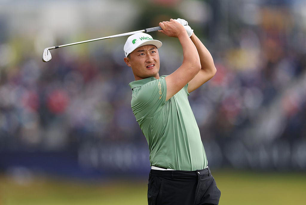 The Open 2025 - Round 2, Scottie Scheffler delivers ominous reminder to take charge at The Open 2025, Shane Lowry reacts to two-shot penalty at The Open, More from Matt Fitzpatrick:, 'Every facet of my game won on today', Scheffler misses out on record, Lowry in the red, Rahm bogeys 18, McKibbin misses cut, Chance for Scheffler to go clear, Birdie for Scheffler!, Scheffler on the move, Par for Fitzpatrick!, Fitzpatrick closing out round, More from Chris Gotterup:, Missed birdie for Fitzpatrick, Scottish Open winner in contention, Two to go for Fitzpatrick, Back and forth, Back on track for Fitzpatrick, Li reacts to second round, Scheffler setting up, Westwood in at -3, Fitzpatrick tackles 14, Weather has taken a turn, Heavy downpour hits second round at The Open in Portrush, Nice from Rahm, Double-figures for Fitzpatrick, Lowry misses birdie putt, Scheffler doesn't, Scheffler chasing, Fitzpatrick birdies again!, Li finishes on -8, Li takes on final hole of the day, Fitzpatrick into tie for lead!, The Open 2025 - Round Two, Third birdie in a row from Scheffler, Pars among leaders, What’s the cut line at present?, The Open 2025 - Round Two, Fitzpatrick bogeys, Scheffler birdies, Leaderboard update, Forst bogey for Li, Scheffler climbing up the board, The Open 2025 - Round Two, Fitzpatrick birdies again!, Pars all round, The Open 2025 - Round Two, Birdie for Fitzpatrick, Harman reacts to being clubhouse leader, Lowry birdies!, The Open prize money: How much does the winner take home?, English & Finau finish, Li moves level, McIlroy & Fleetwood done for the day, The Open 2025 - Round Two, The Open 2025 - Round Two, The Open 2025 - Round Two, The Open 2025 - Round Two, Scheffler & Lowry tee off, Rose, MacIntyre & DeChambeau done, Pars all round, Rahm & Schauffele tee off, Hatton finishes on -5, MacIntyre & Fitzpatrick birdie, Harman finishes on -8 (65), MacIntyre drops back, Aberg birdies, Birdie for McIlroy!, The Open 2025 - Round Two, Leaderboard – The Open 2025, Hojgaard finishes with a birdie to reach five under, McIlroy with five pars in succession, Li birdies the second, Hatton one off the lead, Disappointment for Rose, Harman goes two shots ahead!, McIlroy & Fleetwood settle for par on nine, The Open 2025 - Round 2, The Open 2025 - Round 2, Par again for McIlroy, The Open 2025 - Round 2, Harman back into lead, Hojgaard twins performing, McIlroy makes par, Olesen tees off, Hojgaard & Hatton into lead!, The Open 2025 - Round 2, Par for McIlroy and Fleetwood, The Open 2025 - Round 2, Leaderboard update, McIlroy bogeys, The Open 2025 - Round 2, Rose drops a shot, Harman into the lead!, The Open 2025 - Round 2, McIlroy back to -2, English makes par, Hatton back to -4, McIlroy bogeys third, English moves into lead!, The Open 2025 - Round 2, Hojgaard bounces back, Movement from headline trio