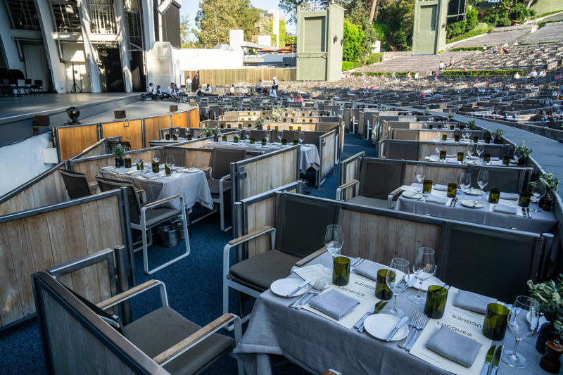 The reservable restaurants, Box seat dining and picnic baskets, Quick and casual bites, The grab-and-go marketplaces