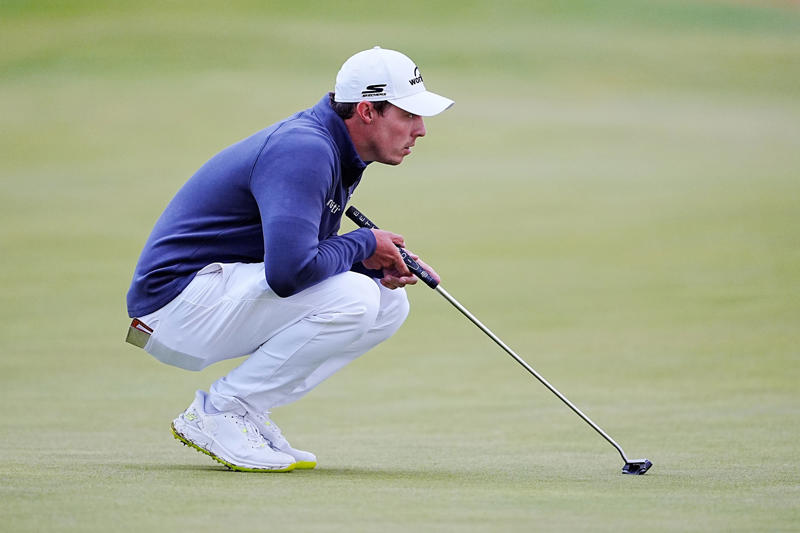 The Open 2025 - Round 2, Scottie Scheffler delivers ominous reminder to take charge at The Open 2025, Shane Lowry reacts to two-shot penalty at The Open, More from Matt Fitzpatrick:, 'Every facet of my game won on today', Scheffler misses out on record, Lowry in the red, Rahm bogeys 18, McKibbin misses cut, Chance for Scheffler to go clear, Birdie for Scheffler!, Scheffler on the move, Par for Fitzpatrick!, Fitzpatrick closing out round, More from Chris Gotterup:, Missed birdie for Fitzpatrick, Scottish Open winner in contention, Two to go for Fitzpatrick, Back and forth, Back on track for Fitzpatrick, Li reacts to second round, Scheffler setting up, Westwood in at -3, Fitzpatrick tackles 14, Weather has taken a turn, Heavy downpour hits second round at The Open in Portrush, Nice from Rahm, Double-figures for Fitzpatrick, Lowry misses birdie putt, Scheffler doesn't, Scheffler chasing, Fitzpatrick birdies again!, Li finishes on -8, Li takes on final hole of the day, Fitzpatrick into tie for lead!, The Open 2025 - Round Two, Third birdie in a row from Scheffler, Pars among leaders, What’s the cut line at present?, The Open 2025 - Round Two, Fitzpatrick bogeys, Scheffler birdies, Leaderboard update, Forst bogey for Li, Scheffler climbing up the board, The Open 2025 - Round Two, Fitzpatrick birdies again!, Pars all round, The Open 2025 - Round Two, Birdie for Fitzpatrick, Harman reacts to being clubhouse leader, Lowry birdies!, The Open prize money: How much does the winner take home?, English & Finau finish, Li moves level, McIlroy & Fleetwood done for the day, The Open 2025 - Round Two, The Open 2025 - Round Two, The Open 2025 - Round Two, The Open 2025 - Round Two, Scheffler & Lowry tee off, Rose, MacIntyre & DeChambeau done, Pars all round, Rahm & Schauffele tee off, Hatton finishes on -5, MacIntyre & Fitzpatrick birdie, Harman finishes on -8 (65), MacIntyre drops back, Aberg birdies, Birdie for McIlroy!, The Open 2025 - Round Two, Leaderboard – The Open 2025, Hojgaard finishes with a birdie to reach five under, McIlroy with five pars in succession, Li birdies the second, Hatton one off the lead, Disappointment for Rose, Harman goes two shots ahead!, McIlroy & Fleetwood settle for par on nine, The Open 2025 - Round 2, The Open 2025 - Round 2, Par again for McIlroy, The Open 2025 - Round 2, Harman back into lead, Hojgaard twins performing, McIlroy makes par, Olesen tees off, Hojgaard & Hatton into lead!, The Open 2025 - Round 2, Par for McIlroy and Fleetwood, The Open 2025 - Round 2, Leaderboard update, McIlroy bogeys, The Open 2025 - Round 2, Rose drops a shot, Harman into the lead!, The Open 2025 - Round 2, McIlroy back to -2, English makes par, Hatton back to -4, McIlroy bogeys third, English moves into lead!, The Open 2025 - Round 2, Hojgaard bounces back, Movement from headline trio