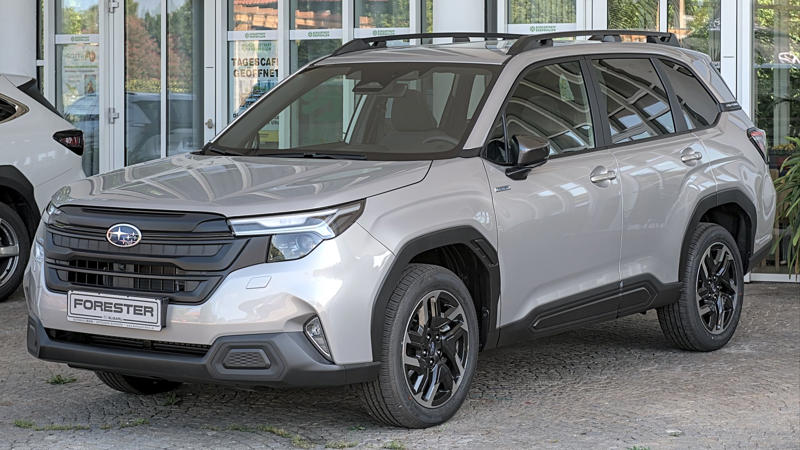 4. Subaru Forester 1. Toyota RAV4, 3. Chevrolet Trax, 4. Subaru Forester, 5. Mitsubishi Outlander Sport, 6. Toyota Sienna, 7. Hyundai Venue, 8. Chrysler Pacifica, 9. Honda HR-V, 10. Ford Explorer, 11. Volvo XC60, 12. Honda Airwave, 13. Ford Escape, 14. Volkswagen Tiguan, 15. Nissan Rogue, 16. Jeep Grand Cherokee, 17. Dodge Durango, 18. GMC Terrain, 19. Chevrolet Spark, 20. Ford Transit Connect Wagon