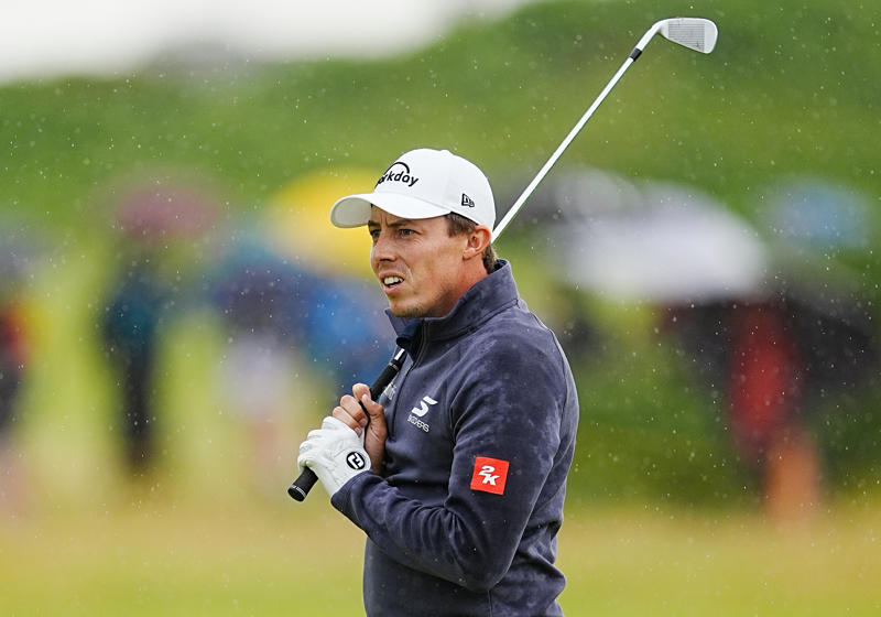 The Open 2025 - Round 2, Scottie Scheffler delivers ominous reminder to take charge at The Open 2025, Shane Lowry reacts to two-shot penalty at The Open, More from Matt Fitzpatrick:, 'Every facet of my game won on today', Scheffler misses out on record, Lowry in the red, Rahm bogeys 18, McKibbin misses cut, Chance for Scheffler to go clear, Birdie for Scheffler!, Scheffler on the move, Par for Fitzpatrick!, Fitzpatrick closing out round, More from Chris Gotterup:, Missed birdie for Fitzpatrick, Scottish Open winner in contention, Two to go for Fitzpatrick, Back and forth, Back on track for Fitzpatrick, Li reacts to second round, Scheffler setting up, Westwood in at -3, Fitzpatrick tackles 14, Weather has taken a turn, Heavy downpour hits second round at The Open in Portrush, Nice from Rahm, Double-figures for Fitzpatrick, Lowry misses birdie putt, Scheffler doesn't, Scheffler chasing, Fitzpatrick birdies again!, Li finishes on -8, Li takes on final hole of the day, Fitzpatrick into tie for lead!, The Open 2025 - Round Two, Third birdie in a row from Scheffler, Pars among leaders, What’s the cut line at present?, The Open 2025 - Round Two, Fitzpatrick bogeys, Scheffler birdies, Leaderboard update, Forst bogey for Li, Scheffler climbing up the board, The Open 2025 - Round Two, Fitzpatrick birdies again!, Pars all round, The Open 2025 - Round Two, Birdie for Fitzpatrick, Harman reacts to being clubhouse leader, Lowry birdies!, The Open prize money: How much does the winner take home?, English & Finau finish, Li moves level, McIlroy & Fleetwood done for the day, The Open 2025 - Round Two, The Open 2025 - Round Two, The Open 2025 - Round Two, The Open 2025 - Round Two, Scheffler & Lowry tee off, Rose, MacIntyre & DeChambeau done, Pars all round, Rahm & Schauffele tee off, Hatton finishes on -5, MacIntyre & Fitzpatrick birdie, Harman finishes on -8 (65), MacIntyre drops back, Aberg birdies, Birdie for McIlroy!, The Open 2025 - Round Two, Leaderboard – The Open 2025, Hojgaard finishes with a birdie to reach five under, McIlroy with five pars in succession, Li birdies the second, Hatton one off the lead, Disappointment for Rose, Harman goes two shots ahead!, McIlroy & Fleetwood settle for par on nine, The Open 2025 - Round 2, The Open 2025 - Round 2, Par again for McIlroy, The Open 2025 - Round 2, Harman back into lead, Hojgaard twins performing, McIlroy makes par, Olesen tees off, Hojgaard & Hatton into lead!, The Open 2025 - Round 2, Par for McIlroy and Fleetwood, The Open 2025 - Round 2, Leaderboard update, McIlroy bogeys, The Open 2025 - Round 2, Rose drops a shot, Harman into the lead!, The Open 2025 - Round 2, McIlroy back to -2, English makes par, Hatton back to -4, McIlroy bogeys third, English moves into lead!, The Open 2025 - Round 2, Hojgaard bounces back, Movement from headline trio