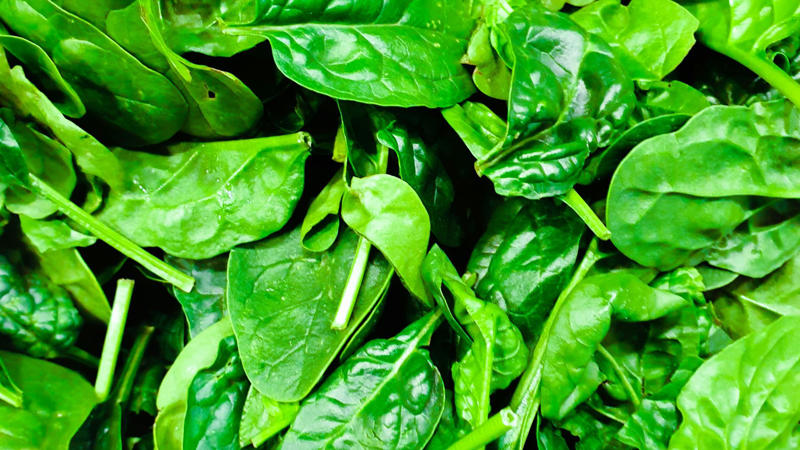 5. Spinach 1. Avocados, 2. Berries, 3. Quinoa, 4. Almonds, 5. Spinach, 6. Salmon, 7. Sweet Potatoes, 8. Garlic, 9. Broccoli, 10. Chia Seeds, 11. Brussels Sprouts, 12. Eggs, 13. Apples, 14. Walnuts, 15. Asparagus, 16. Oats, 17. Carrots, 18. Kale, 19. Oranges, 20. Bell Peppers
