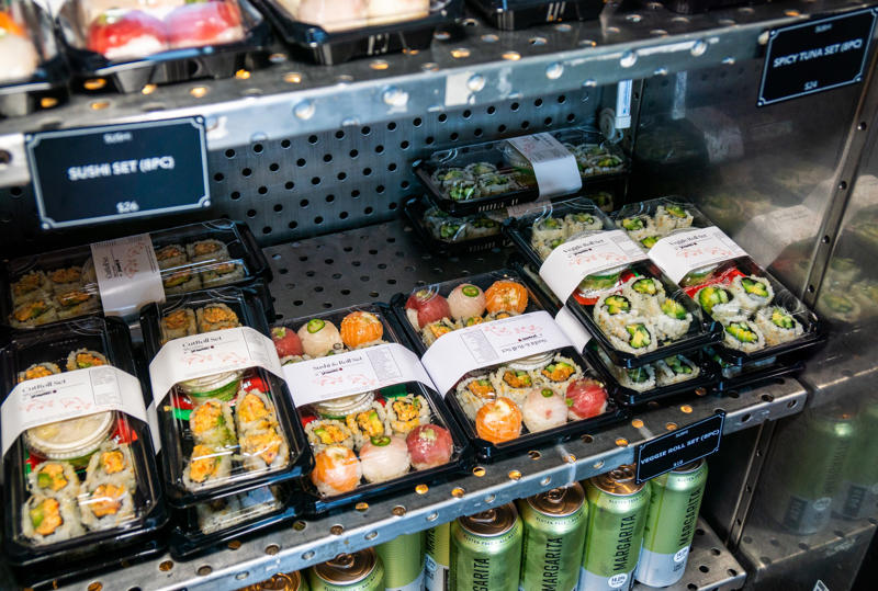 The reservable restaurants, Box seat dining and picnic baskets, Quick and casual bites, The grab-and-go marketplaces