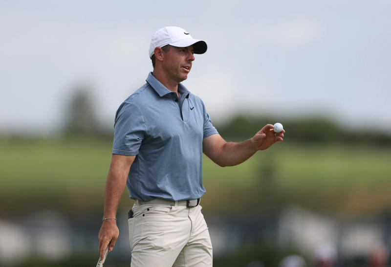 The Open 2025, Royal Portrush - Fourth round, Scheffler's US Open record, Scottie Scheffler wins The Open, One of the greats?, Scheffler wants to 'get home and celebrate', More reaction from Scheffler, Scheffler reacts to winning The Open, Schauffele on new winner Scheffler, Four majors for Scheffler, The Open final leaderboard, Scottie Scheffler wins The Open, Scottie Scheffler wins The Open, Scottie Scheffler wins The Open!, Scheffler on the brink, McIlroy finishes seventh, Loud cheers for McIlroy, Fitzpatrick makes birdie!, Coming to a close, Clark addresses Oakmont incident, Clark reacts to final round, Birdie for Fitzpatrick, Wyndham Clark now leads in the clubhouse, McIlroy up to -10, Scheffler leads by five, Birdie missed for Rory!, Scheffler makes par, McIlroy on the move again, 'Scheffler remains dialled in', Birdie for Scheffler, Back to back birdies, Eagle for English!, Birdie for Li!, Eagle chance for Gotterup, Schauffele and Clark pushing, 1/100 for Scheffler to win, Good signs for the chasers?, Double bogey for Rory, Birdies for Scheffler and Li, Scheffler can bounce back, 'One mistake has cost Scheffler', Huge momentum swing, Fitzpatrick birdies, No dropped shots, Scheffler stays clear, McIlroy moves again!, Scheffler saves par!, 'We're in the presence of greatness', New clubhouse leader, A class of his own, McIlroy with birdie chance, Birdies for McIlroy and Fitzpatrick, Li drops back, Scheffler extends lead, 'An air of resignation', A bland round for Scheffler, Fowler leads in the clubhouse, Gotterup on the move, Li scrambles for par, makes bogey, Close from Hatton!, Scheffler in pole position, McIlroy birdies, Birdie for Scheffler!, Quick start for Hojgaard, Par for McIlroy, Scheffler aims for Claret Jug, Hatton starts with birdie, 'A feverish atmosphere on first tee', McIlroy begins his round, 'A remarkable atmosphere', Scheffler and McIlroy on the range, Fleetwood thru 9, McNealy climbing, Fleetwood flying, Lowry on who he thinks will win, Lowry on his final round of 66, DeChambeau continues to charge, Fleetwood birdies again, The clubhouse leader, Rory McIlroy overcomes the bizarre to conjure thrilling charge at The Open, Saving the best to last, McIlroy has ‘half a chance’ of glory, Oh Tommy!, Missed opportunity for Fowler, Birdie for Fleetwood!, Day 4 leaderboard, Can Fitzpatrick win?, Fleetwood underway, Tyrrell Hatton on the challenge of catching Scottie Scheffler, Scottie Scheffler arrives for final round at The Open, Rory McIlroy overcomes the bizarre to conjure thrilling charge at The Open, Lowry and Mickelson making big moves early on at Portrush, Lowry moves under par, Bryson DeChambeau prepares on the putting green, The Open 2025: Tee times and fourth round schedule at Royal Portrush, Garcia breaks driver, Bryson DeChambeau on how to fix pace of play in golf, Weather forecast ideal for early starters, Lowry delights crowd with 183-yard birdie, Shane Lowry on expectations at The Open 2025, Lowry begins with par, John Parry on hole-in-one at The Open 2025