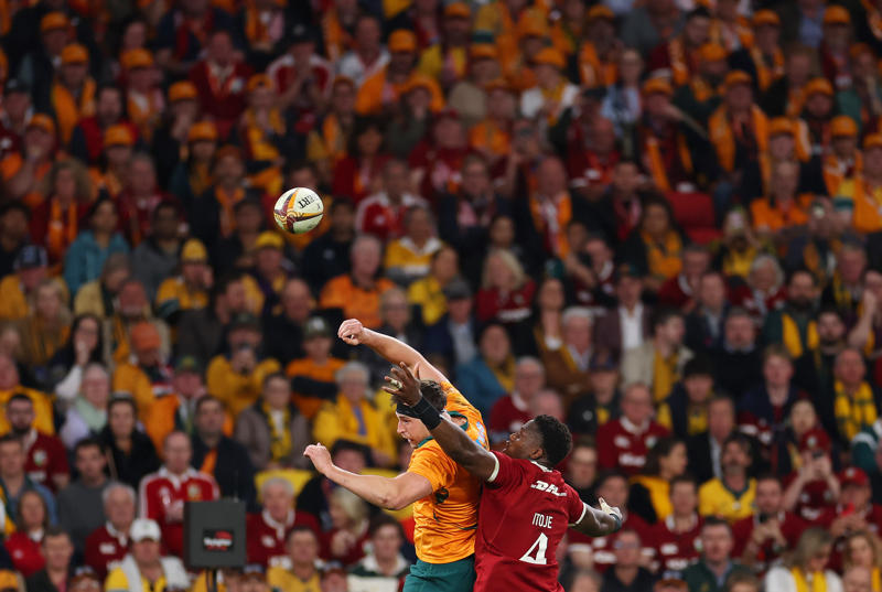 Australia vs British & Irish Lions live, Lions comfortable win, Schmidt: Too early to consider Wallabies changes, Schmidt concedes Wallabies 'fluffed their lines', Schmidt: Wallabies earned way back into game, Gatland: We want to see improvement from both next week, Farrell’s dressing message to Lions, Farrell hails ‘immense’ back row performance, Farrell: Plenty for Lions to work on, Farrell: Boys did Lions shirt proud, Dan Sheehan's glorious try, Tom Curry scoring the side's second try of the game, Australia captain Harry Wilson speaking post-match, The thoughts of Lions captain Maro Itoje, O'Gara: Huge gulf in class between these two, Beirne: Lions got the job done, Lions emerge as first Test winners, Full-time! Lions 27-19 Australia, Lions 27-19 Australia, Try! Lions 27-19 Australia (McDermott), Lions 27-12 Australia, Lions 27-12 Australia, Penalty! Lions 27-12 Australia, Lions 24-12 Australia, Lions 24-12 Australia, Try! Lions 24-12 Australia (Tizzano), Lions 24-5 Australia, Lions 24-5 Australia, Both teams make changes, Try disallowed! Lions 24-5 Australia, Joseph Suaallii try chalked off, Try! Lions 24-10 Australia (Suaalii), Lions 24-5 Australia, Fresh front row, Lions 24-5 Australia, Australia attack, Well denied by the Lions, Australia show intent but lions defence holds firm, TMO check (Furlong) Lions 24-5 Australia, Australia fans fall silent, Lions 24-5 Australia, Lions 24-5 Australia, Lions 24-5 Australia, Lions 24-5 Australia, Lions 24-5 Australia, Tom Curry sets the tone, Try! Lions (Sheehan) 24-5 Australia, Kick-off! Lions 17-5 Australia, Lions 'knew it would be difficult', Warburton: Lions suffocating Australia, Russell and Scottish midfield 'absolutely fantastic', Lions superior in contact and at the ruck, 'Really good performance from Curry', 'Wallabies must score quickly to avoid blowout', Half-time stats, Half-time! Lions 17-5 Australia, Lynagh takes a heavy hit from curry after box kick, Lions 17-5 Australia, Try! Lions (Curry) 17-5 Australia, Lions 10-5 Australia, Lions 10-5 Australia, Lions 10-5 Australia, Try! Lions 10-5 Australia (Jorgensen), Lions 10-0 Australia, Lions regain possession after Freeman’s kick out, Freeman’s kick goes dead as Wallabies win line-out, Lions 10-0 Australia, No try! Lions (Jones) 10-0 Australia, Lions defence shines as Beirne wins crucial turnover, Lions errors hand scrum advantage to Australia, Lions 10-0 Australia, Keenan’s long kick puts wallabies under pressure, Try! Lions (Tuipulotu) 10-0 Australia, Lions 3-0 Australia, Russel's vision pins Wallabies deep, Wallabies settle early as Lynagh probes for space, Penalty! Lions 3-0 Australia, Kick-off! Lions 0-0 Australia, The teams take to the field, Australia vs Lions referee: Who is first Test official Ben O’Keeffe?, All Blacks grind down France 29-19 in Hamilton to sweep series, Team line-ups, Tom Lynagh makes first Wallabies start, Finn Russell’s redemption at the heart of different Scottish Lions story, Team news - British and Irish Lions, Team news - Australia, Australia vs British and Irish Lions, The Sea of Red are out in force, Player-by-player guide to the Lions squad