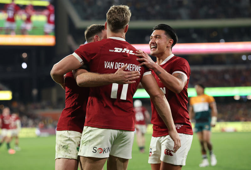 Lions vs Australia latest news, Lions 27-19 Australia, FULL-TIME!, TRY! Lions 27-19 Australia, PENALTY! Lions, Lions 24-12 Australia, Lions 24-12 Australia, TRY! Lions 24-12 Australia, Lions 24-5 Australia, DISALLOWED TRY!, TRY! Lions 24-10 Australia, Lions 24-5 Australia, Lions 24-5 Australia, Lions 24-5 Australia, Lions 24-5 Australia, Lions 24-5 Australia, Lions 24-5 Australia, Lions 24-5 Australia, Lions 24-5 Australia, Lions 24-5 Australia, TRY! Lions 24-5 Australia, Lions 17-5 Australia, Lions 17-5 Australia, Lions 17-5 Australia, Lions 17-5 Australia, HALF-TIME!, TRY! Lions 17-5 Australia, Lions 10-5 Australia, Lions 10-5 Australia, TRY! Lions 10-5 Australia | Max Jorgensen, Lions 10-0 Australia, Lions 10-0 Australia, Lions 10-0 Australia, Lions 10-0 Australia, DISALLOWED TRY!, Lions 10-0 Australia, Lions 10-0 Australia, TRY! Lions 10-0 Australia, Lions 3-0 Australia, PENALTY LIONS, Lions 0-0 Australia, KICK-OFF!, Australia anthem, Here we go!, Final preparations, The prize, Not long now, A huge day for Tom Lynagh, Today's teams, Coin toss, Out in Brisbane, The wait is over (nearly), Behind the scenes, Lions warm up in style, One hour to go, Stage is set, Joe Schmidt defiant, Are Australia strong enough to stop a whitewash?, Atmosphere building, Lions accused of blocking Australia No8 from tour match, Harry Wilson vows no repeat of Kurtley Beale slip, Australia lineup, Lions lineup, Today's settings, Lions vs Australia match odds, Lions vs Australia head to head (h2h) history and results, Score prediction, Australia team news: Double injury blow, Lions team news: Trio win battles, How to watch Lions vs Australia, Lions vs Australia First Test live