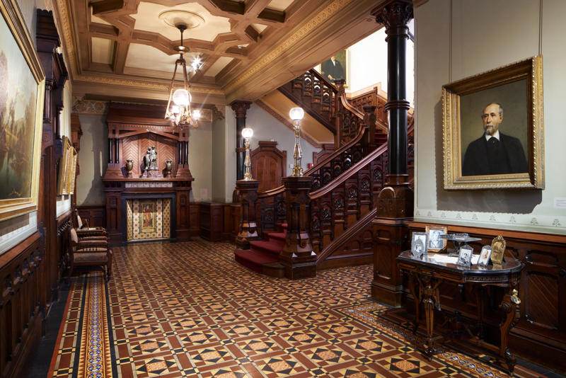 Our first stop on the tour was the Great Hall, where guests would enter the home.
