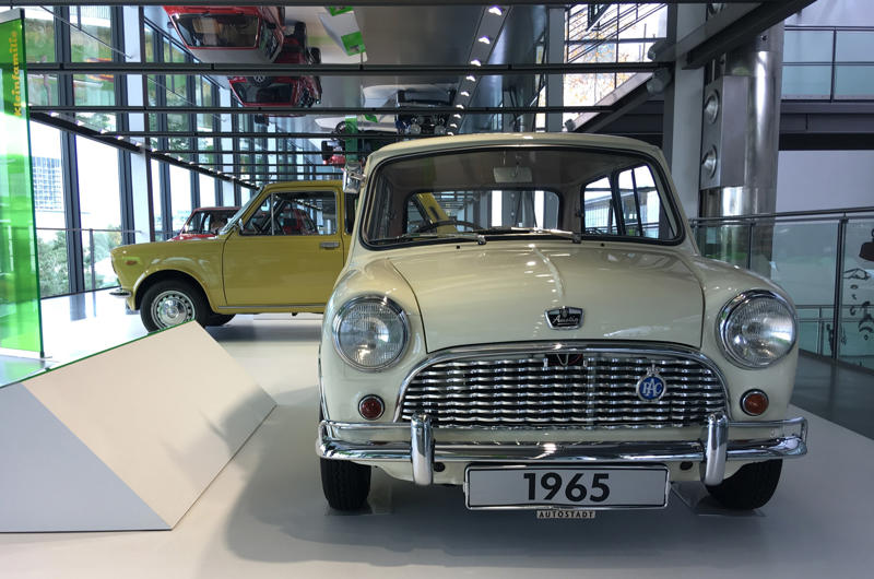 Autostadt, Porsche 911, Benz Velo Convertible, Messerschmitt/FMR KR200, Volkswagen Type 2 Transporter (1950), Volkswagen Beetle (2003), Volkswagen Beetle (1938), Volkswagen 411 LE (1970), Volkswagen 1500 (1961), Formula Super Vee, Volkswagen Scirocco Group 2, Ford Model T, Borgward Isabella (1955), Mini (1956), EMPI Imp dune buggy (1968), Volkswagen Golf Cabriolet (1980), Volkswagen Golf Country (1990), Volkswagen 181, Oldsmobile Toronado (1966), Cadillac Eldorado Biarritz (1959), DKW SS600 (1930), Porsche 911 (1982), Volkswagen Golf W12-650 (2007), Chevrolet (1954), Audi Quattro (1981), Volkswagen Up (2012), Lamborghini Countach (1975), Volkswagen K70 (1970), Volkswagen Rometsch (1952), Volkswagen V30 prototype (1937), Volkswagen Golf (1977), Rally cars and design classics, DeLorean DMC-12 (1982), Volkswagen Beetle Type 14 (1949), Volkswagen XL1 (2013), Lamborghini Diablo GT (1999), Opel Ascona 400 (1982), The AutoTurme, Volkswagen Polo (2017), Porsche pavilion