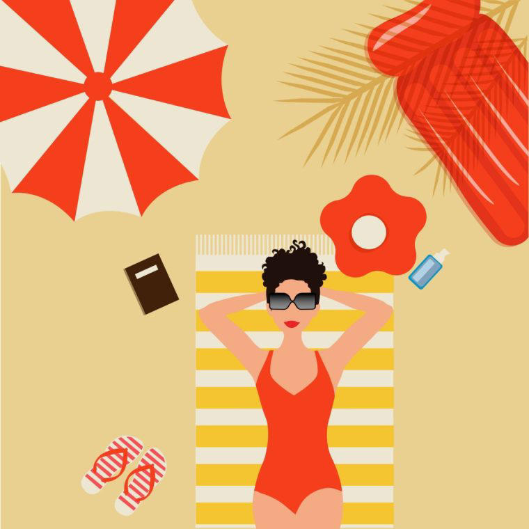 Physical: Sleep, Physical: Stay active, Physical: Hydrate, Physical: Protect your skin, Physical: Alcohol, Physical: Eat well, Physical: Be prepared, Mental: Time for yourself, Mental: Put your worries away, Mental: Time with others, Mental: Read, Mental: Play, Mental: Listen to music, Mental: Take a break from devices, Emotional: Embrace adventure, Emotional: Get curious, Emotional: Be grateful, Emotional: Reflect, Emotional: Reset, Emotional: Create memories