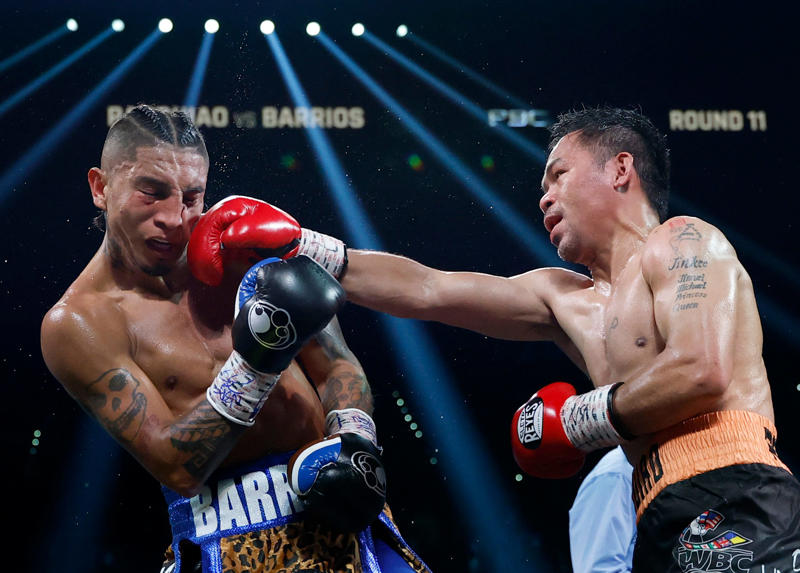 Manny Pacquiao vs. Mario Barrios fight: Best photos from card
