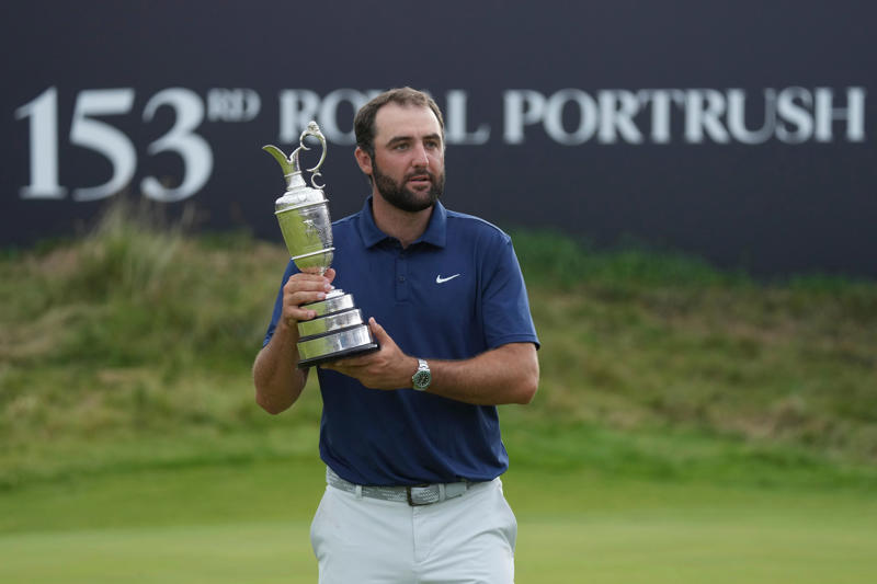 The Open 2025, Royal Portrush - Fourth round, Scheffler's US Open record, Scottie Scheffler wins The Open, One of the greats?, Scheffler wants to 'get home and celebrate', More reaction from Scheffler, Scheffler reacts to winning The Open, Schauffele on new winner Scheffler, Four majors for Scheffler, The Open final leaderboard, Scottie Scheffler wins The Open, Scottie Scheffler wins The Open, Scottie Scheffler wins The Open!, Scheffler on the brink, McIlroy finishes seventh, Loud cheers for McIlroy, Fitzpatrick makes birdie!, Coming to a close, Clark addresses Oakmont incident, Clark reacts to final round, Birdie for Fitzpatrick, Wyndham Clark now leads in the clubhouse, McIlroy up to -10, Scheffler leads by five, Birdie missed for Rory!, Scheffler makes par, McIlroy on the move again, 'Scheffler remains dialled in', Birdie for Scheffler, Back to back birdies, Eagle for English!, Birdie for Li!, Eagle chance for Gotterup, Schauffele and Clark pushing, 1/100 for Scheffler to win, Good signs for the chasers?, Double bogey for Rory, Birdies for Scheffler and Li, Scheffler can bounce back, 'One mistake has cost Scheffler', Huge momentum swing, Fitzpatrick birdies, No dropped shots, Scheffler stays clear, McIlroy moves again!, Scheffler saves par!, 'We're in the presence of greatness', New clubhouse leader, A class of his own, McIlroy with birdie chance, Birdies for McIlroy and Fitzpatrick, Li drops back, Scheffler extends lead, 'An air of resignation', A bland round for Scheffler, Fowler leads in the clubhouse, Gotterup on the move, Li scrambles for par, makes bogey, Close from Hatton!, Scheffler in pole position, McIlroy birdies, Birdie for Scheffler!, Quick start for Hojgaard, Par for McIlroy, Scheffler aims for Claret Jug, Hatton starts with birdie, 'A feverish atmosphere on first tee', McIlroy begins his round, 'A remarkable atmosphere', Scheffler and McIlroy on the range, Fleetwood thru 9, McNealy climbing, Fleetwood flying, Lowry on who he thinks will win, Lowry on his final round of 66, DeChambeau continues to charge, Fleetwood birdies again, The clubhouse leader, Rory McIlroy overcomes the bizarre to conjure thrilling charge at The Open, Saving the best to last, McIlroy has ‘half a chance’ of glory, Oh Tommy!, Missed opportunity for Fowler, Birdie for Fleetwood!, Day 4 leaderboard, Can Fitzpatrick win?, Fleetwood underway, Tyrrell Hatton on the challenge of catching Scottie Scheffler, Scottie Scheffler arrives for final round at The Open, Rory McIlroy overcomes the bizarre to conjure thrilling charge at The Open, Lowry and Mickelson making big moves early on at Portrush, Lowry moves under par, Bryson DeChambeau prepares on the putting green, The Open 2025: Tee times and fourth round schedule at Royal Portrush, Garcia breaks driver, Bryson DeChambeau on how to fix pace of play in golf, Weather forecast ideal for early starters, Lowry delights crowd with 183-yard birdie, Shane Lowry on expectations at The Open 2025, Lowry begins with par, John Parry on hole-in-one at The Open 2025