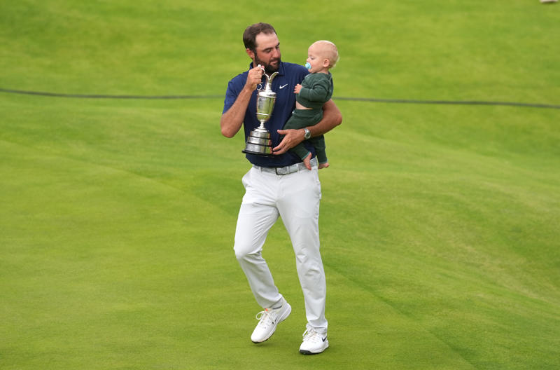 The Open 2025, Royal Portrush - Fourth round, Scheffler's US Open record, Scottie Scheffler wins The Open, One of the greats?, Scheffler wants to 'get home and celebrate', More reaction from Scheffler, Scheffler reacts to winning The Open, Schauffele on new winner Scheffler, Four majors for Scheffler, The Open final leaderboard, Scottie Scheffler wins The Open, Scottie Scheffler wins The Open, Scottie Scheffler wins The Open!, Scheffler on the brink, McIlroy finishes seventh, Loud cheers for McIlroy, Fitzpatrick makes birdie!, Coming to a close, Clark addresses Oakmont incident, Clark reacts to final round, Birdie for Fitzpatrick, Wyndham Clark now leads in the clubhouse, McIlroy up to -10, Scheffler leads by five, Birdie missed for Rory!, Scheffler makes par, McIlroy on the move again, 'Scheffler remains dialled in', Birdie for Scheffler, Back to back birdies, Eagle for English!, Birdie for Li!, Eagle chance for Gotterup, Schauffele and Clark pushing, 1/100 for Scheffler to win, Good signs for the chasers?, Double bogey for Rory, Birdies for Scheffler and Li, Scheffler can bounce back, 'One mistake has cost Scheffler', Huge momentum swing, Fitzpatrick birdies, No dropped shots, Scheffler stays clear, McIlroy moves again!, Scheffler saves par!, 'We're in the presence of greatness', New clubhouse leader, A class of his own, McIlroy with birdie chance, Birdies for McIlroy and Fitzpatrick, Li drops back, Scheffler extends lead, 'An air of resignation', A bland round for Scheffler, Fowler leads in the clubhouse, Gotterup on the move, Li scrambles for par, makes bogey, Close from Hatton!, Scheffler in pole position, McIlroy birdies, Birdie for Scheffler!, Quick start for Hojgaard, Par for McIlroy, Scheffler aims for Claret Jug, Hatton starts with birdie, 'A feverish atmosphere on first tee', McIlroy begins his round, 'A remarkable atmosphere', Scheffler and McIlroy on the range, Fleetwood thru 9, McNealy climbing, Fleetwood flying, Lowry on who he thinks will win, Lowry on his final round of 66, DeChambeau continues to charge, Fleetwood birdies again, The clubhouse leader, Rory McIlroy overcomes the bizarre to conjure thrilling charge at The Open, Saving the best to last, McIlroy has ‘half a chance’ of glory, Oh Tommy!, Missed opportunity for Fowler, Birdie for Fleetwood!, Day 4 leaderboard, Can Fitzpatrick win?, Fleetwood underway, Tyrrell Hatton on the challenge of catching Scottie Scheffler, Scottie Scheffler arrives for final round at The Open, Rory McIlroy overcomes the bizarre to conjure thrilling charge at The Open, Lowry and Mickelson making big moves early on at Portrush, Lowry moves under par, Bryson DeChambeau prepares on the putting green, The Open 2025: Tee times and fourth round schedule at Royal Portrush, Garcia breaks driver, Bryson DeChambeau on how to fix pace of play in golf, Weather forecast ideal for early starters, Lowry delights crowd with 183-yard birdie, Shane Lowry on expectations at The Open 2025, Lowry begins with par, John Parry on hole-in-one at The Open 2025