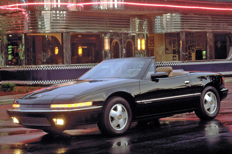 Buick Reatta (1988) Wars, high fuel prices and rampant inflation., Subaru Brat (1977), Plymouth Sapporo (1978), Midas Bronze (1978), Alfa Romeo Alfa 6 (1979), Buick Century Turbo Coupe (1979), Stevens Cipher (1980), Chevrolet Citation X-11 (1980), Dodge Mirada (1980), AMC Eagle Kammback (1981), Jeep CJ-8 (1981), Ford EXP (1982), Lincoln Continental Turbodiesel (1983), Isuzu Impulse (1983), Marcos Mantula (1983), Zimmer Quicksilver (1984), UMM Alter (1984), Pontiac Sunbird (1984), Chrysler Laser (1984), Dodge Omni GLH (1984), MVS Venturi (1984), Pontiac Fiero (1984), CXA CX (1985), Volvo 780 (1985), Naylor TF (1985), Merkur XR4Ti (1985), Daihatsu Cuore Avanzato TR-XX R4 (1985), UVA F33 (1986), Suzuki Samurai (1986), Vegantune Evante (1987), BMW Z1 (1988), Chevrolet Beretta GTU (1988), Buick Reatta (1988), Daihatsu Rocky (1988), Chrysler TC by Maserati (1988), Lexus ES (first generation,1989), Bertone Freeclimber (1989), LaForza 5-liter (1989), Dodge Dakota Sport Convertible (1989), Cadillac Cimarron (1982)