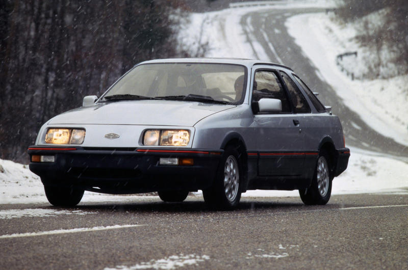 Merkur XR4Ti (1985) Wars, high fuel prices and rampant inflation., Subaru Brat (1977), Plymouth Sapporo (1978), Midas Bronze (1978), Alfa Romeo Alfa 6 (1979), Buick Century Turbo Coupe (1979), Stevens Cipher (1980), Chevrolet Citation X-11 (1980), Dodge Mirada (1980), AMC Eagle Kammback (1981), Jeep CJ-8 (1981), Ford EXP (1982), Lincoln Continental Turbodiesel (1983), Isuzu Impulse (1983), Marcos Mantula (1983), Zimmer Quicksilver (1984), UMM Alter (1984), Pontiac Sunbird (1984), Chrysler Laser (1984), Dodge Omni GLH (1984), MVS Venturi (1984), Pontiac Fiero (1984), CXA CX (1985), Volvo 780 (1985), Naylor TF (1985), Merkur XR4Ti (1985), Daihatsu Cuore Avanzato TR-XX R4 (1985), UVA F33 (1986), Suzuki Samurai (1986), Vegantune Evante (1987), BMW Z1 (1988), Chevrolet Beretta GTU (1988), Buick Reatta (1988), Daihatsu Rocky (1988), Chrysler TC by Maserati (1988), Lexus ES (first generation,1989), Bertone Freeclimber (1989), LaForza 5-liter (1989), Dodge Dakota Sport Convertible (1989), Cadillac Cimarron (1982)