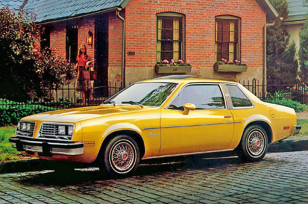 Pontiac Sunbird (1984) Wars, high fuel prices and rampant inflation., Subaru BRAT (1977), Plymouth Sapporo (1978), Midas Bronze (1978), Alfa Romeo Alfa 6 (1979), Buick Century Turbo Coupe (1979), Stevens Cipher (1980), Chevrolet Citation X-11 (1980), Dodge Mirada (1980), AMC Eagle Kammback (1981), Jeep CJ-8 (1981), Ford EXP (1982), Lincoln Continental Turbodiesel (1983), Isuzu Impulse (1983), Marcos Mantula (1983), Zimmer Quicksilver (1984), UMM Alter (1984), Pontiac Sunbird (1984), Chrysler Laser (1984), Dodge Omni GLH (1984), MVS Venturi (1984), Pontiac Fiero (1984), CXA CX (1985), Volvo 780 (1985), Naylor TF (1985), Merkur XR4Ti (1985), Daihatsu Cuore Avanzato TR-XX R4 (1985), UVA F33 (1986), Suzuki Samurai (1986), BMW Z1 (1988), Chevrolet Beretta GTU (1988), Buick Reatta (1988), Daihatsu Rocky (1988), Chrysler TC by Maserati (1988), Lexus ES (first generation,1989), Bertone Freeclimber (1989), LaForza 5-litre (1989), Dodge Dakota Sport Convertible (1989), Vegantune Evante Mk2 (1990), Cadillac Cimarron (1982)