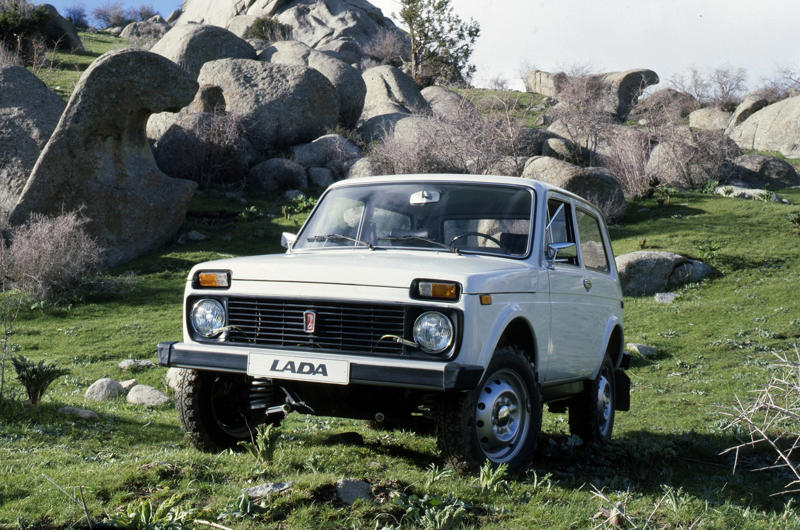 Lada Niva (1977) Zastava 750 (1955), Tatra 603 (1956), Skoda 1000 MB (1964), Trabant 601 (1964), Wartburg 353 (1966), ZAZ 966 (1966), Dacia 1300 (1969), Lada 2101 (1970), Skoda 110 R (1970), Zastava Skala (1971), Polski-Fiat 126p (1973), Lada Niva (1977), Oltcit (1981), Dacia Sport (1983), Lada Sputnik/Samara (1984), Yugo (1985), Dacia MD87 (1987), Skoda Favorit (1987), Wartburg 1.3 (1988), Trabant 1.1 (1990), Lada 111 Tarzan-2 (1999)