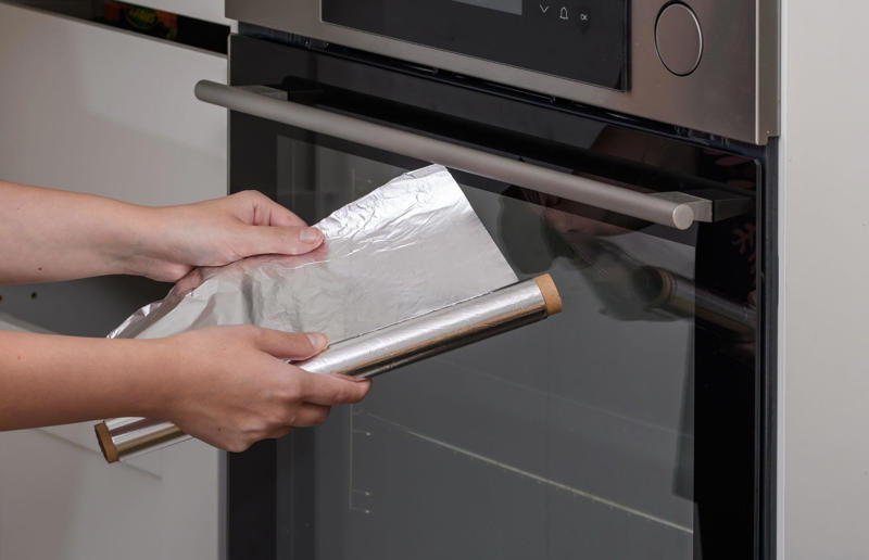 33. Lining the bottom of the oven with aluminium foil 37. Pouring hot liquids into cold glassware, 36. Not rotating store cupboard items, 35. Overcrowding the refrigerator, 34. Microwaving liquids for too long, 33. Lining the bottom of the oven with aluminium foil, 32. Leaving plates or cookware on unstable surfaces, 31. Using glassware on the stove, 30. Not securing cutting boards or mixing bowls, 29. Never checking the refrigerator temperature, 28. Using plastic containers in the microwave, 27. Using the same utensil for everything, 26. Not using the oven extractor fan, 25. Letting your pets roam the kitchen while you cook, 24. Storing heavy items on high shelves, 23. Not storing leftover food correctly, 22. Overheating non-stick cookware, 21. Using damaged non-stick cookware, 20. Going barefoot while cooking, 19. Storing raw meat and ready-to-eat food together, 18. Not storing knives properly, 17. Thawing meat at room temperature, 16. Not cleaning the oven extractor hood filter, 15. Not washing your hands, 14. Using knives carelessly, 13. Stacking dishwashers incorrectly, 12. Using one towel for everything, 11. Washing raw meat in the sink, 10. Storing cleaning products near food, 9. Not separating raw meat from ready-to-eat foods, 8. Using appliances incorrectly, 7. Getting distracted when cooking, 6. Using wet or damaged oven gloves and towels, 5. Touching electrical appliances with wet hands, 4. Wearing loose clothing when cooking, 3. Leaving the stove unattended, 2. Pouring water over a grease fire
