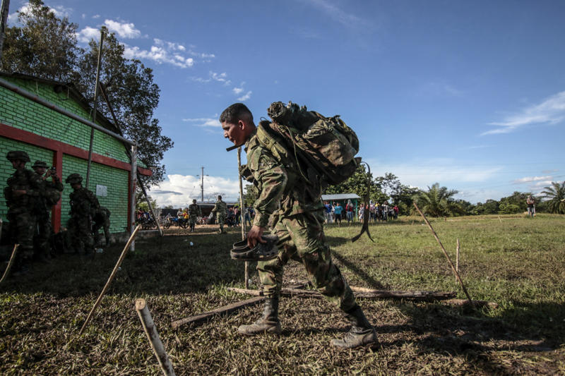 Service periods 20. Colombia, Service periods, 18. France, Education, Shorter training period, Lottery process, Personnel numbers, 12. Egypt, 11. Vietnam, 10. South Korea, 7. Pakistan, Martial law, 4. North Korea, 3. United States, 2. India