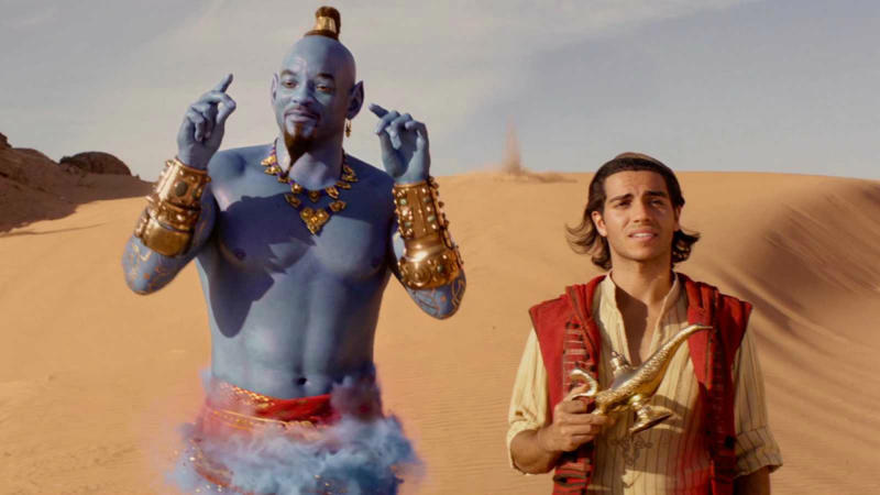 Aladdin's last wish Disney trivia: How much do you know about your (childhood) favorites?, A King in 'Lilo and Stitch', Classic rock 'n' roll in a Disney movie, A delinquent octopus, Ursula's loot was..., Diversity, Blocked in several countries?, Tattooed princess, 13 nominations, Monster's Inc: Boo, Villains, The first male villain?, Neverland, The route to Neverland, Three wishes, The third wish, First Disney premiere, The first feature film, 'The Lion King', Stampede, The Little Mermaid's comb, Ariel's brush, Disney Digital 3D, First Disney 3D, Tarzan and Jane, Jane's last name, Alternative reality, The answer is, of course..., The Black Pearl, Sailing The Black Pearl, Kidnapped, Rapunzel's captivity, Sleeping Beauty's colours, The Lion King, Simba's daughter, Aladdin's last wish, The evil queen, The queen's name, A special elephant, Danny DeVito, Danny DeVito plays..., The Princess and the Frog, Superheroes, Avengers, A domestic tiger, A Tiger King, A production in gold, Jack Sparrow was a big spender, Life and death, The biggest box office hit, It's a Marvel movie