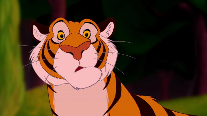 A Tiger King Disney trivia: How much do you know about your (childhood) favorites?, A King in 'Lilo and Stitch', Classic rock 'n' roll in a Disney movie, A delinquent octopus, Ursula's loot was..., Diversity, Blocked in several countries?, Tattooed princess, 13 nominations, Monster's Inc: Boo, Villains, The first male villain?, Neverland, The route to Neverland, Three wishes, The third wish, First Disney premiere, The first feature film, 'The Lion King', Stampede, The Little Mermaid's comb, Ariel's brush, Disney Digital 3D, First Disney 3D, Tarzan and Jane, Jane's last name, Alternative reality, The answer is, of course..., The Black Pearl, Sailing The Black Pearl, Kidnapped, Rapunzel's captivity, Sleeping Beauty's colours, The Lion King, Simba's daughter, Aladdin's last wish, The evil queen, The queen's name, A special elephant, Danny DeVito, Danny DeVito plays..., The Princess and the Frog, Superheroes, Avengers, A domestic tiger, A Tiger King, A production in gold, Jack Sparrow was a big spender, Life and death, The biggest box office hit, It's a Marvel movie