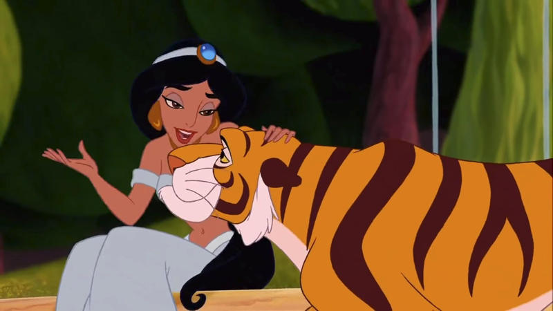 A domestic tiger Disney trivia: How much do you know about your (childhood) favorites?, A King in 'Lilo and Stitch', Classic rock 'n' roll in a Disney movie, A delinquent octopus, Ursula's loot was..., Diversity, Blocked in several countries?, Tattooed princess, 13 nominations, Monster's Inc: Boo, Villains, The first male villain?, Neverland, The route to Neverland, Three wishes, The third wish, First Disney premiere, The first feature film, 'The Lion King', Stampede, The Little Mermaid's comb, Ariel's brush, Disney Digital 3D, First Disney 3D, Tarzan and Jane, Jane's last name, Alternative reality, The answer is, of course..., The Black Pearl, Sailing The Black Pearl, Kidnapped, Rapunzel's captivity, Sleeping Beauty's colours, The Lion King, Simba's daughter, Aladdin's last wish, The evil queen, The queen's name, A special elephant, Danny DeVito, Danny DeVito plays..., The Princess and the Frog, Superheroes, Avengers, A domestic tiger, A Tiger King, A production in gold, Jack Sparrow was a big spender, Life and death, The biggest box office hit, It's a Marvel movie