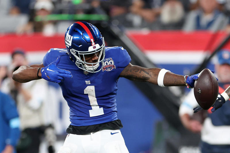 32: Cleveland Browns, 30: Carolina Panthers, 29: New York Giants, 28: Tennessee Titans, 27: New York Jets, 26: New England Patriots, 25: Indianapolis Colts, 23: Atlanta Falcons, 22: Miami Dolphins, 21: Seattle Seahawks, 20: Las Vegas Raiders, 19: Arizona Cardinals, 18: Chicago Bears, 17: Pittsburgh Steelers, 16: Denver Broncos, 15: Dallas Cowboys, 13: Los Angeles Rams, 12: Houston Texans, 11: Tampa Bay Buccaneers, 10: Los Angeles Chargers, 9: Detroit Lions, 8: Washington Commanders, 7: Minnesota Vikings, 6: Cincinnati Bengals, 5: Green Bay Packers, 3: Buffalo Bills, 2: Baltimore Ravens