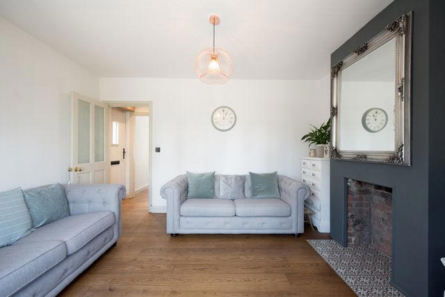 Hexagon Mosaic Tiles, Faux Barnwood Floors, High-Gloss Floors, Skinny Planks