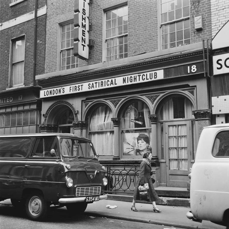 The Establishment Carnaby Street, Carnaby Street boutiques, David Bailey, Sassoon cuts Quant, Jean Shrimpton, Tom Jones, Sgt. Pepper's Lonely Hearts Club Band, The Rolling Stones, The Establishment, Jaguar E-Type, 'The Avengers', Civil unrest, Harold Wilson (1916–1995), Great Train Robber escapes from jail