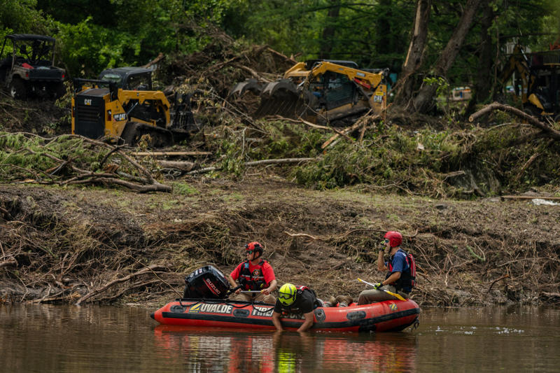 Key Points, Death toll rises to 111: report, Watch: Abbott says media is using 'the word choice of losers', Emergency alert system will be addressed in Texas state legislature, Abbott uses football metaphor in response to question over blame, Texas Governor says Trump 'cares a lot' about flood victims, Abbot provides further numbers on victims, Governor Abbott says that there are 161 people missing in Kerr County, Greg Abbott about to hold press conference, Kerrville City Council to hold meeting at 7 p.m. ET, Texas governor Greg Abbott takes aerial tour of area, Houston Astros announce  million donation to flood relief, Texas floods mapped, Texas Governor Abbott to hold press conference at 4 p.m. ET, Latest victim numbers from Kerr County, Arkansas National Guard sends four Blackhawk helicopters to help Texas recovery, Camp Mystic was built on 'extremely hazardous' flood zone, Last 'live rescue' made on Friday, authorities say, Five campers and one counselor still missing from Camp Mystic, Odessa Police Officer named as one of the flood victims, Noem says people of Texas are 'grateful' to Trump, Krisit Noem recalls harrowing details of Texas visit, Trump says response in Texas was 'so unified', Trump confirms Texas visit with Melania on Friday, How Texas flash floods burst into a deadly tide in mere hours, Kerr County Sheriff dodges questions on flood response timeline, Some bodies have been released to families, Kerr County official urges public not to visit the area, Kerr County officials provide update on search efforts, Some first responders forced to drop from helicopter due to conditions, Former NOAA administrator 'convinced' NWS staff cuts hindered comms with emergency management, In pictures: Vehicular carnage strewn along the Guadalupe River, Mexican firefighters join response efforts in Texas, Watch: Timelapse shows deadly Texas floodwater rising in minutes, Power restored after floods down power lines in Kerr County, Cruz faces fury for trip to Greece as floods ravaged Texas, In pictures: Camp Mystic remains at center of tragedy, Flood warnings continue in Coryell County, Texas pediatrician fired after anti-MAGA rant about flood victims, Watch: Moment rescuers pull resident from raging Texas floodwaters, Austin firefighters turn on chief over Kerr County flood response, Houston Astros pledge  million to relief efforts, Mapped: Here are the affected areas as death toll rises, 'This will be a rough week,' Kerrville mayor warns, Newsom to send Californian search and rescue teams to Texas, Governor says 'Texas will not stop until missing found' as 1,750 personnel deployed, With a dozen still missing, hopes of finding survivors dwindle, In pictures: Mourners break down at vigil for victims, Warmer, drier conditions to provide some respite, Michael Dell pledges  million to flood relief efforts, Texas county deflects mounting questions over actions before deadly flood, Hopes fade for missing Texas flood victims as death toll hovers around 100, Video: Entire cabin full of people swept downriver in Texas flooding, Forecasters defend Texas meteorologists amid criticisms alerts came too late, ICYMI: How to help victims of Texas floods, Over 100 killed in flash floods in Texas, Texas state lawmaker regrets voting against disaster response bill after floods, Drone collision grounds rescue helicopter, WATCH: San Antonio holds candlelight vigil for victims of deadly Texas floods, Mayor in hard-hit city of Kerrville never got direct warning about floods, Photos: Texas state troopers assist in recovery effort, Netanyahu offers prayers for Texas ahead of Trump meeting in Washington, Rescue teams from Florida, Pennsylvania, Mexico to assist in Texas flood recovery, Series of obstacles may have stopped Texas weather warnings from reaching population, PHOTOS: Rescues and repairs continue after Texas floods, More than 100 dead from Texas floods, including at least 28 children, WATCH: White House declares Texas floods to be major disaster
