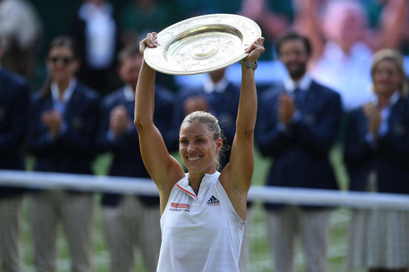 Wimbledon 2018 – Angelique Kerber: Redemption final 24 years of winners, Wimbledon 2000 – Venus Williams: A breakthrough on centre court, Wimbledon 2002 – Serena Williams: Sister supremacy, Wimbledon 2003 – Serena Williams: The rivalry returns, Wimbledon 2004 – Maria Sharapova: Teenage sensation, Wimbledon 2005 – Venus Williams: Epic final showdown, Wimbledon 2006 – Amélie Mauresmo: The French connection, Wimbledon 2007 – Venus Williams: Centre court queen, Wimbledon 2009 – Serena Williams: Back on top, Wimbledon 2010 – Serena Williams: Complete domination, Wimbledon 2011 – Petra Kvitová: Czech lightning, Wimbledon 2012 – Serena Williams: Five-time champion, Wimbledon 2013 – Marion Bartoli: Shock success, Wimbledon 2015 – Serena Williams: Title No. 6, Wimbledon 2016 – Serena Williams: Calendar Grand Slam in sight, Wimbledon 2017 – Garbiñe Muguruza: Surprise champion, Wimbledon 2018 – Angelique Kerber: Redemption final, Wimbledon 2019 – Simona Halep: Serene slam, Wimbledon 2021 – Ashleigh Barty: A rare win for Australian tennis, Wimbledon 2022 – Elena Rybakina: First-time winner, Wimbledon 2023 – Markéta Vondroušová: Cinderella run
