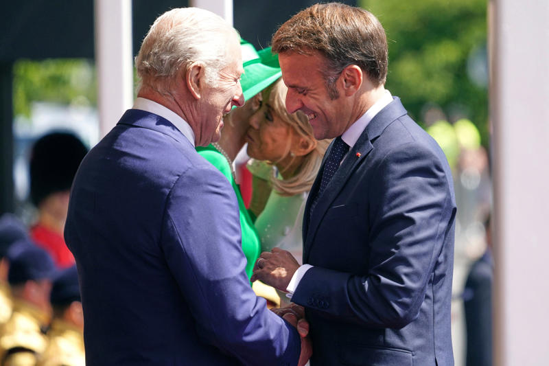 Key Points, Camilla wears Queen Elizabeth II’s sapphire suite, Mick Jagger and Elton John top star-studded guest list for state banquet, Kate and William pictured smiling together outside in gardens of Windsor, Highlights from day one of Macron's state visit, Royal family speaks of 'L’Entente Cordiale in the Kitchens!', Macron presses for recognition of Palestine as ‘only path to peace’, King set to emphasise 'multitude of complex threats' facing Britain and France, Starmer and Macron lay wreaths by Churchill statue and face hecklers, Kate to attend first state banquet in two years, President lays wreath, Analysis: Migration and Donald Trump set to add frisson to discussions, Watch: Macron jokes Bayeaux Tapestry loan took longer to deliver than Brexit, We must reduce reliance on China and US, Macron warns, UK and France will save Europe by example, French leader says, We must protect international order, Macron says, Watch: Macron says France and UK ‘must fix illegal migration burden’, Standing ovation for president, Macron calls for opportunities for young for virtual exchanges, Analysis: Macron promises ‘closest cooperation’ on migration - but something is missing, Macron calls for cooperation with other nations to curb illegal migration, Democracy attacked daily, says Macron, Macron calls for state of Palestine to be recognised, We will never abandon Ukraine, says Macron, Analysis: Macron’s warmth to “dear Keir” on display, Macron thanks Starmer, Applause for Macron, King invites guests to drink Louis XIII cognac, Lords and MPs gather to hear Macron in Parliament, Bayeux Tapestry to be loaned to England for first time, Pomp, pageantry and politesse greet French president, Macrons view royal collection, King to tell Macron: No fortress can shield us from threats, UK-France relationship as strong as ever, PM says, King and Macron share warm moment amid pomp-filled Windsor welcome, King experiences burst blood vessel in eye, King, Queen and the Macrons ride together through Windsor, King and Queen warmly welcome Macrons, King and Queen await the Macrons, King and Macron to ride together through Windsor in historic carriage procession, The pomp and pageantry of Macron's state visit, Kate and William at RAF Northolt to welcome Macron, Pictured | Police in Windsor prepare for Macron's visit, Windsor Castle prepares for French guests, Labour billionaire backer John Caudwell ‘nervous’ about Starmer after winter fuel ‘fiasco’, Davey urges Starmer and Macron to unite against Trump's tariffs, Recap | French police ‘slash small boats with knives’ to prevent Channel crossings, Breaking | Norman Tebbit, prominent minister in Thatcher government dies aged 94, How many small boats crossings have there been this year?, Welcome to The Independent's live politics coverage