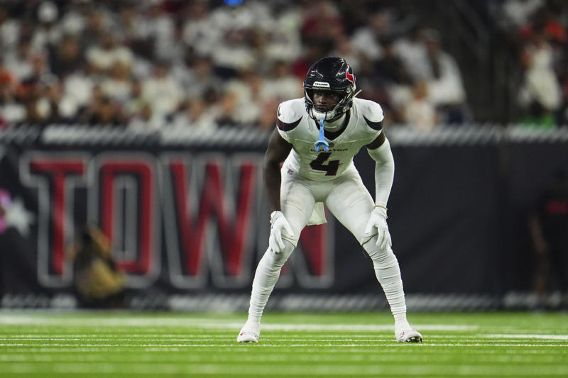 32: Cleveland Browns, 30: Carolina Panthers, 29: New York Giants, 28: Tennessee Titans, 27: New York Jets, 26: New England Patriots, 25: Indianapolis Colts, 23: Atlanta Falcons, 22: Miami Dolphins, 21: Seattle Seahawks, 20: Las Vegas Raiders, 19: Arizona Cardinals, 18: Chicago Bears, 17: Pittsburgh Steelers, 16: Denver Broncos, 15: Dallas Cowboys, 13: Los Angeles Rams, 12: Houston Texans, 11: Tampa Bay Buccaneers, 10: Los Angeles Chargers, 9: Detroit Lions, 8: Washington Commanders, 7: Minnesota Vikings, 6: Cincinnati Bengals, 5: Green Bay Packers, 3: Buffalo Bills, 2: Baltimore Ravens