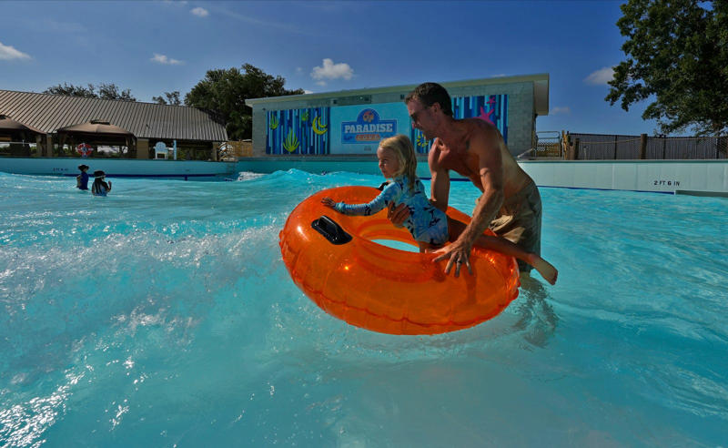 A big investment for Sun Splash, All about the waves, More about the Sun Splash wave pool, Grand opening, ‘dive-in movies’ planned, Tickets, deals for Paradise Cove Wave Pool at Sun Splash