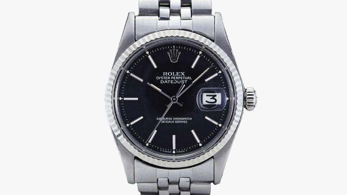 Rolex Oyster Perpetual Datejust ref. 16XX Series (~1958-1977) Rolex Oyster Perpetual ref. 4467 (~1945-1959), Rolex Oyster Perpetual ref. 5030/5031 (~1948-1950), Rolex Oyster Perpetual Datejust ref. 6104/6105 (~1950-1953), Rolex Oyster Perpetual Datejust ref. 6309/6609 “Thunderbird” (~1954-1959), Rolex Oyster Perpetual Datejust ref. 16XX Series (~1958-1977), Rolex Oysterquartz Datejust (1977-2004), Rolex Oyster Perpetual Datejust ref. 16XXX (~1977-1988), Rolex Oyster Perpetual Datejust ref. 162XX (1988-2004), Rolex Oyster Perpetual Datejust II ref. 1163XX (2009-2016), Rolex Oyster Perpetual Datejust 41 1263XX (2016-Present), Rolex Oyster Perpetual Datejust ref. 126234-0051