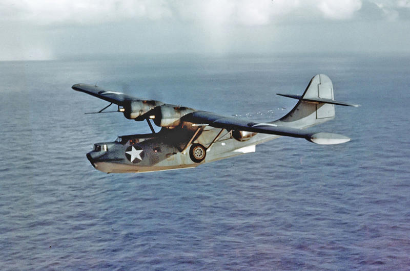 4: Consolidated Catalina 10: Westland Wessex, Lynx, and Wasp, 9: Lohner L, 8: Potez-CAMS 141, 7: Curtiss H-12, 6: Grumman Wildcat, 5: Fairey Swordfish, 4: Consolidated Catalina, 3: Vickers Wellington, 2: Grumman Avenger, 1: Consolidated Liberator
