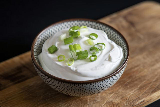 1. Kefir, 2. Cottage Cheese with Live Cultures, 3. Sour Cream with Live Cultures, 4. Yakult, 5. Labneh, 6. Cultured Buttermilk