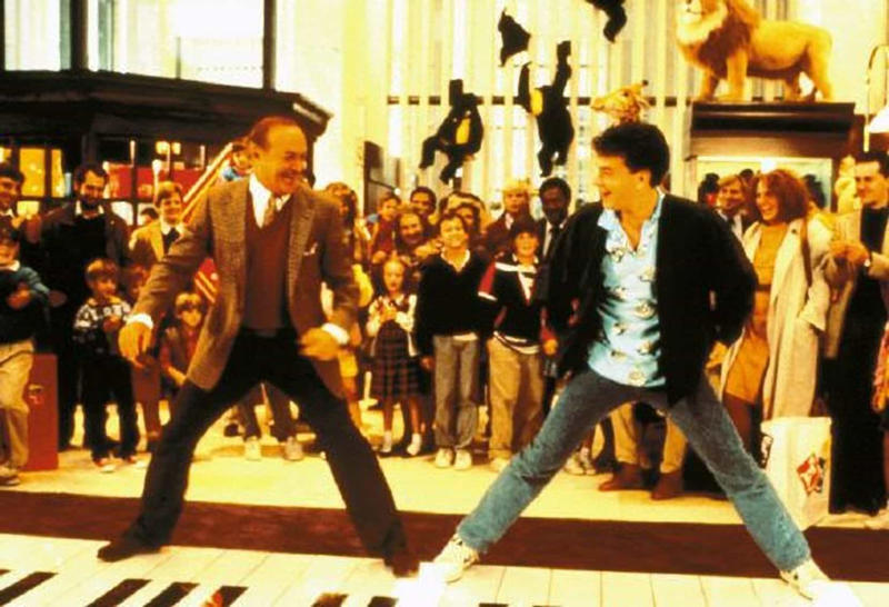 'Big' 'That Thing You Do!', 'Bridge of Spies', 'Saving Mr. Banks', 'Angels and Demons', 'The Money Pit', 'Charlie Wilson's War', 'Turner and Hooch', 'Toy Story 2', 'Captain Phillips', 'Road to Perdition', 'A League of Their Own', 'Toy Story', 'Cast Away', 'Saving Private Ryan', 'Forrest Gump', 'Toy Story 4', 'A Beautiful Day in the Neighborhood', 'Pinocchio'