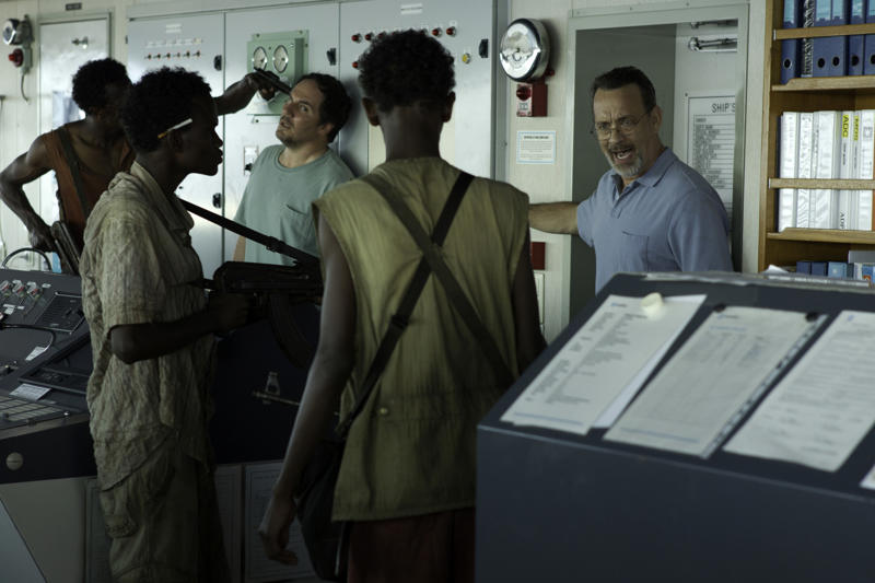 'Captain Phillips' 'That Thing You Do!', 'Bridge of Spies', 'Saving Mr. Banks', 'Angels and Demons', 'The Money Pit', 'Charlie Wilson's War', 'Turner and Hooch', 'Toy Story 2', 'Captain Phillips', 'Road to Perdition', 'A League of Their Own', 'Toy Story', 'Cast Away', 'Saving Private Ryan', 'Forrest Gump', 'Toy Story 4', 'A Beautiful Day in the Neighborhood', 'Pinocchio'