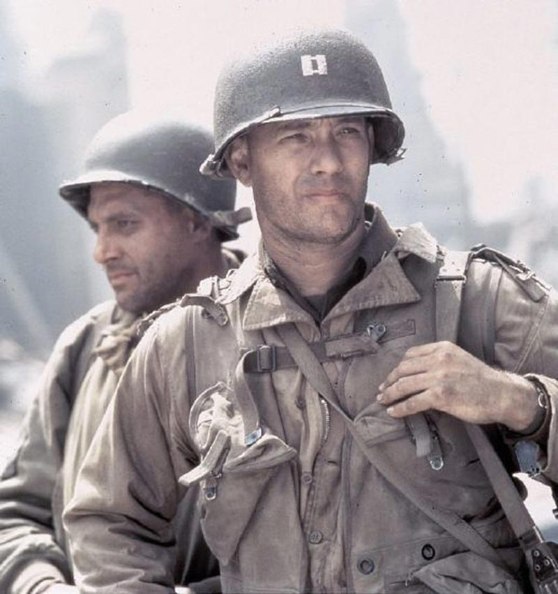 'Saving Private Ryan' 'That Thing You Do!', 'Bridge of Spies', 'Saving Mr. Banks', 'Angels and Demons', 'The Money Pit', 'Charlie Wilson's War', 'Turner and Hooch', 'Toy Story 2', 'Captain Phillips', 'Road to Perdition', 'A League of Their Own', 'Toy Story', 'Cast Away', 'Saving Private Ryan', 'Forrest Gump', 'Toy Story 4', 'A Beautiful Day in the Neighborhood', 'Pinocchio'