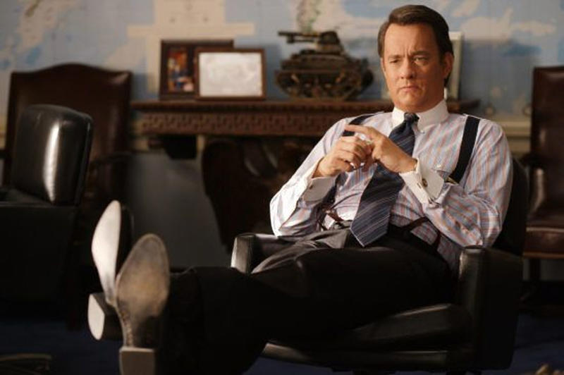 'Charlie Wilson's War' 'That Thing You Do!', 'Bridge of Spies', 'Saving Mr. Banks', 'Angels and Demons', 'The Money Pit', 'Charlie Wilson's War', 'Turner and Hooch', 'Toy Story 2', 'Captain Phillips', 'Road to Perdition', 'A League of Their Own', 'Toy Story', 'Cast Away', 'Saving Private Ryan', 'Forrest Gump', 'Toy Story 4', 'A Beautiful Day in the Neighborhood', 'Pinocchio'