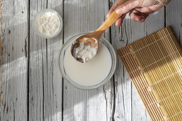 1. Kefir, 2. Cottage Cheese with Live Cultures, 3. Sour Cream with Live Cultures, 4. Yakult, 5. Labneh, 6. Cultured Buttermilk
