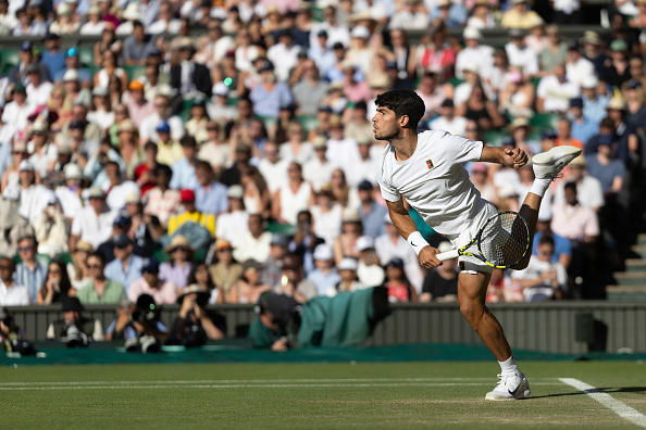 Carlos Alcaraz,      Carlos Alcaraz at Wimbledon   , Taylor Fritz,      Taylor Fritz at Wimbledon   