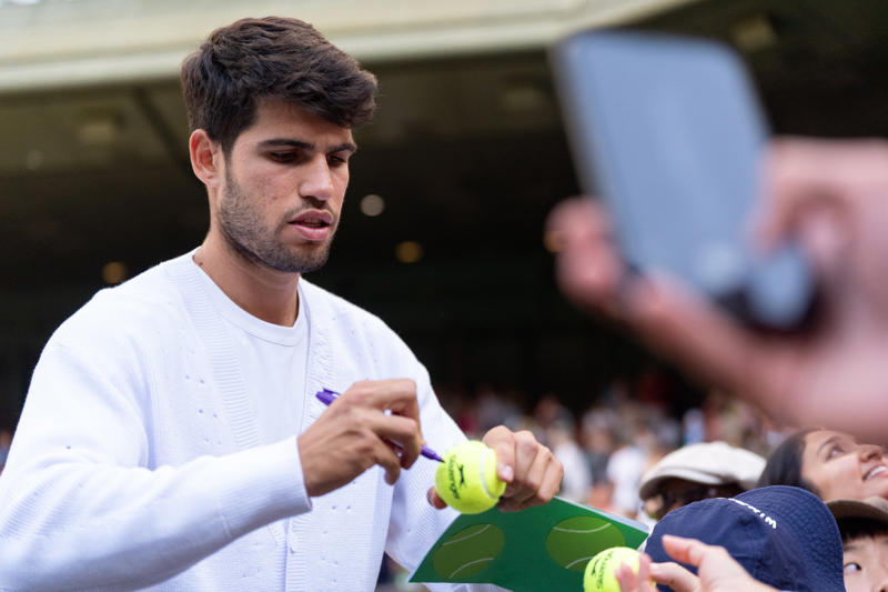 Carlos Alcaraz, Carlos Alcaraz at Wimbledon , Taylor Fritz, Taylor Fritz at Wimbledon