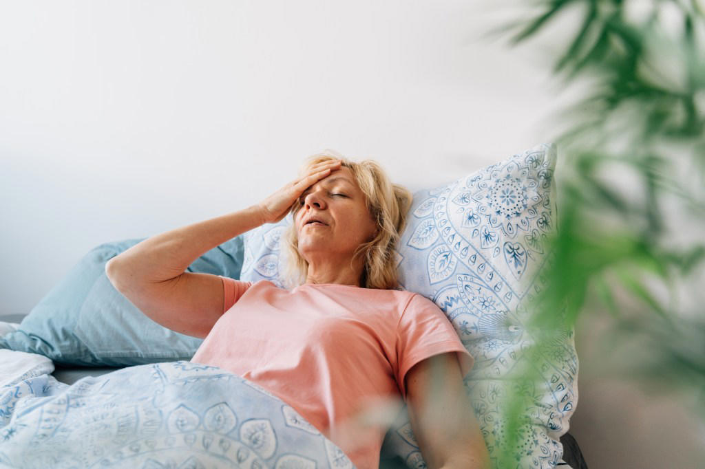 You're going through menopause Not getting enough sleep, You're feeling stressed, Too much caffeine, Not drinking enough water, Not eating a balanced diet, You're going through menopause, Too much sleep, An underlying medical condition