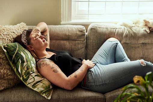 An underlying medical condition Not getting enough sleep, You're feeling stressed, Too much caffeine, Not drinking enough water, Not eating a balanced diet, You're going through menopause, Too much sleep, An underlying medical condition