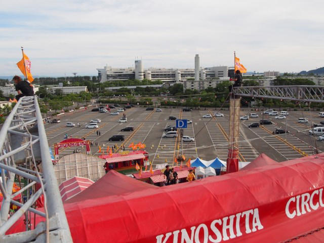 ・サーカス団の引っ越し, ・イルミネーションの撤収作業, ・移動日前日の夜, ・休む間もなく設営スタート, ・名古屋公演は7月13日スタート