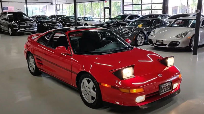 1. 1991 Acura NSX, 2. 1992 Dodge Viper RT/10, 3. 1990 Nissan 300ZX Twin Turbo, 4. 1993 Mazda RX-7 FD, 5. 1995 BMW M3 E36, 6. 1994 Toyota Supra Mk4, 7. 1991 Ferrari F40, 8. 1995 Mitsubishi 3000GT VR-4, 9. 1994 Chevrolet Corvette ZR-1, 10. 1990 Lamborghini Diablo, 11. 1996 Porsche 911 Turbo (993), 12. 1993 Ford Mustang SVT Cobra, 13. 1991 Alfa Romeo SZ, 14. 1995 McLaren F1, 15. 1997 Honda Prelude SH, 16. 1994 Subaru SVX, 17. 1990 Lotus Esprit Turbo SE, 18. 1993 Toyota MR2 Turbo, 19. 1997 BMW 850CSi, 20. 1998 Audi S4 (B5)