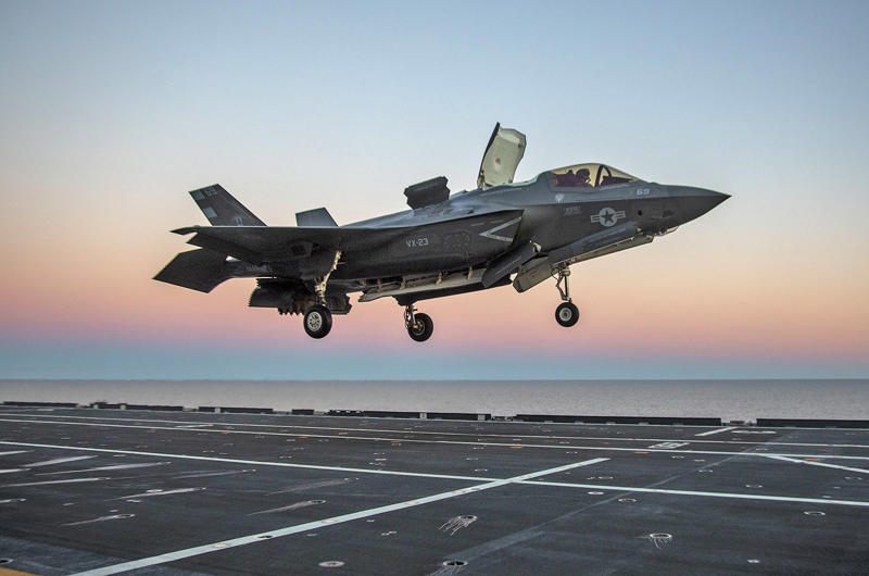 5: Lockheed Martin F-35 Lightning II 10: Sukhoi Su-57 ‘Felon’, 9: Boeing X-32, 8: Chengdu J-20, 7: Lockheed F-117 Nighthawk, 6: Boeing Bird of Prey, 5: Northrop/McDonnell Douglas YF-23, 4: Lockheed Martin F-35 Lightning II, 5: Lockheed Martin F-35 Lightning II, 3: Lockheed Martin F-22 Raptor, 2: Northrop B-2 Spirit, 1: Northrop B-21 Raider