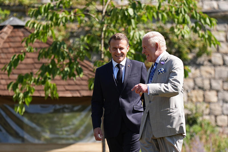 Key Points, UK coastguard responding to multiple migrant crossings in English Channel, Recap: New tactics will tackle illegal migration, vows Starmer, Watch: Starmer and Macron warmly embrace outside No 10, Defence not affected by Brexit, says Macron, Recap: 'Will you shut up': Farage's anti-Macron speech interrupted by hecklers, UK and France to 'bring Putin to negotiating table', says Starmer, New tactics will tackle illegal migration, vows Starmer, Pictured: Inside the UK-France summit, Pictured: Starmer and Macron embrace ahead of crunch summit, Analysis: Now, Starmer the statesman needs to up his game at home, Progress on small boats ‘slow’, but joint action is coming, Healey says, Healey says migrant deal only possible under Labour, Channel migrant: ‘I will not stop until I get to Britain’, Migrants must see the risk of Channel crossing, Dover MP says, ‘No single solution’ to small boat crisis, Healey says, Stopping the boats is ‘shared challenge’, Healey declares, Fifty migrants a week could be sent back to France under deal, What is the 'one in, one out' deal?, Brigitte Macron: Who is the wife of French President Emmanuel Macron?, Watch: Starmer hosts Macron for crunch migration talks, Small boats crisis 'requires shared solutions', Macron and Starmer agree, Watch: Starmer's blunt one-word answer to tax grilling, UK-France alliance is 'more important than ever', Starmer says, Watch: Farage’s anti-Macron speech drowned out by hecklers, Macrons attend banquet at Guildhall this evening, Comment: Now, Starmer the statesman needs to up his game at home, Pictured: Macron visits Downing Street for crunch migration talks, Macron credits King with helping secure Bayeux Tapestry loan deal, Brigitte Macron: Who is the wife of French President Emmanuel Macron?, Winking Macron clinks glasses with royals at dazzling state banquet, What is a state visit?, Starmer and Macron brought 'sanity back' to Britain-France relationship, Osborne says, 'Will you shut up': Farage's anti-Macron speech interrupted by hecklers